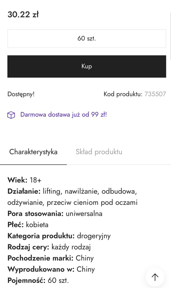 Plastry hydrożelowe pod oczy