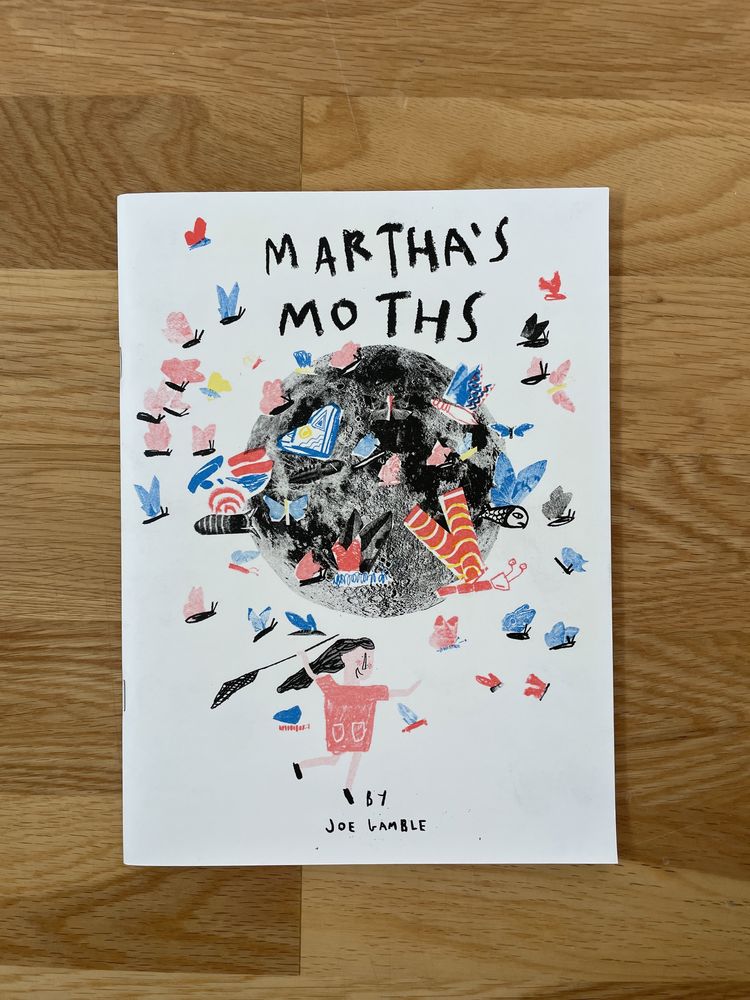 Livro Martha’s moths de Joe Gamble (Hato Press)