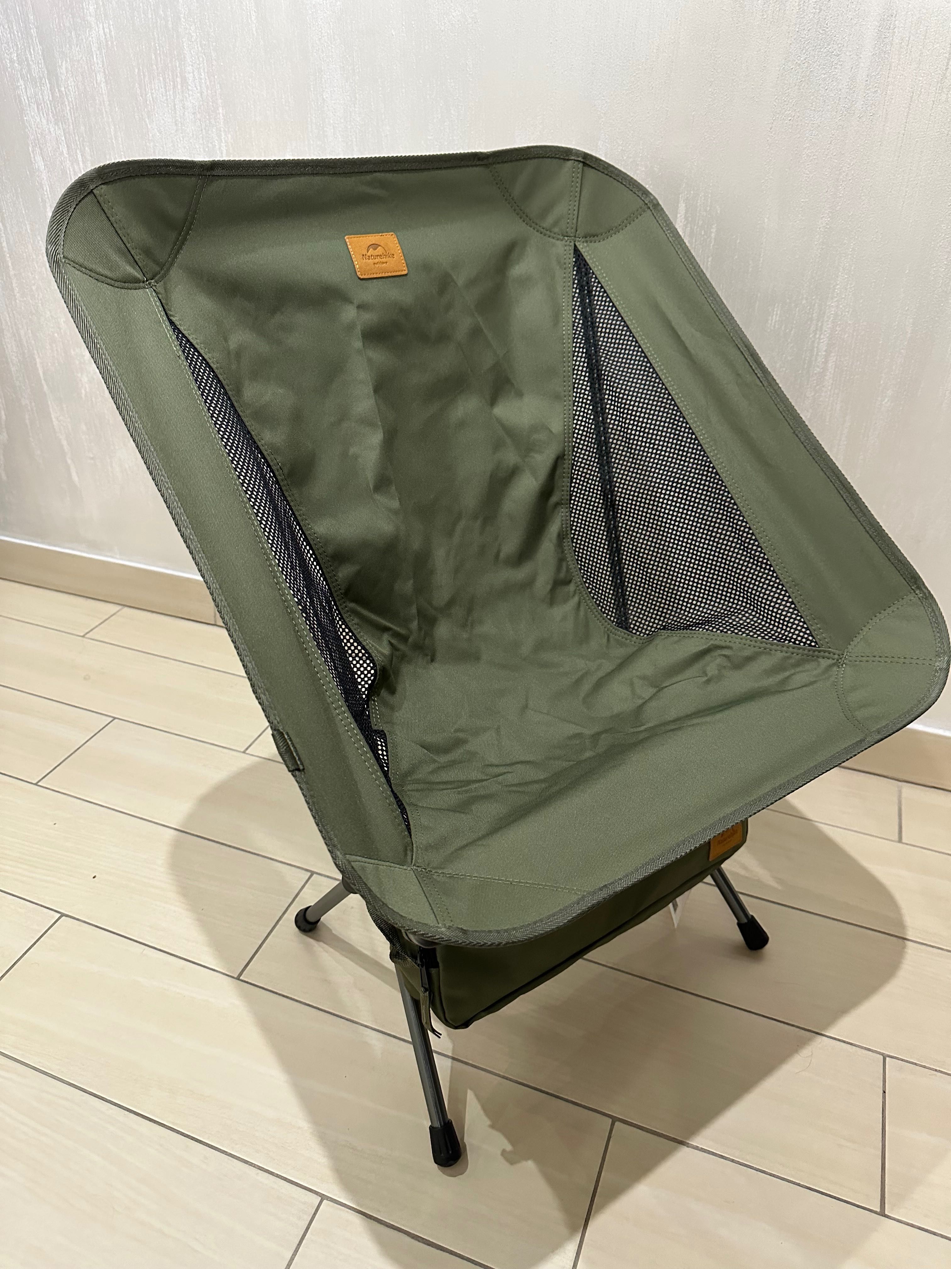 Крісло складне Naturehike Moon YL08 NH20JJ027, 600D Оксфорд /алюміній