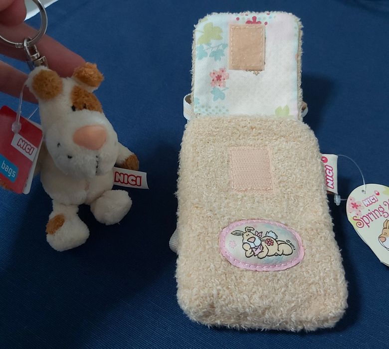 Conjunto (bolsa e porta-chaves) NICI