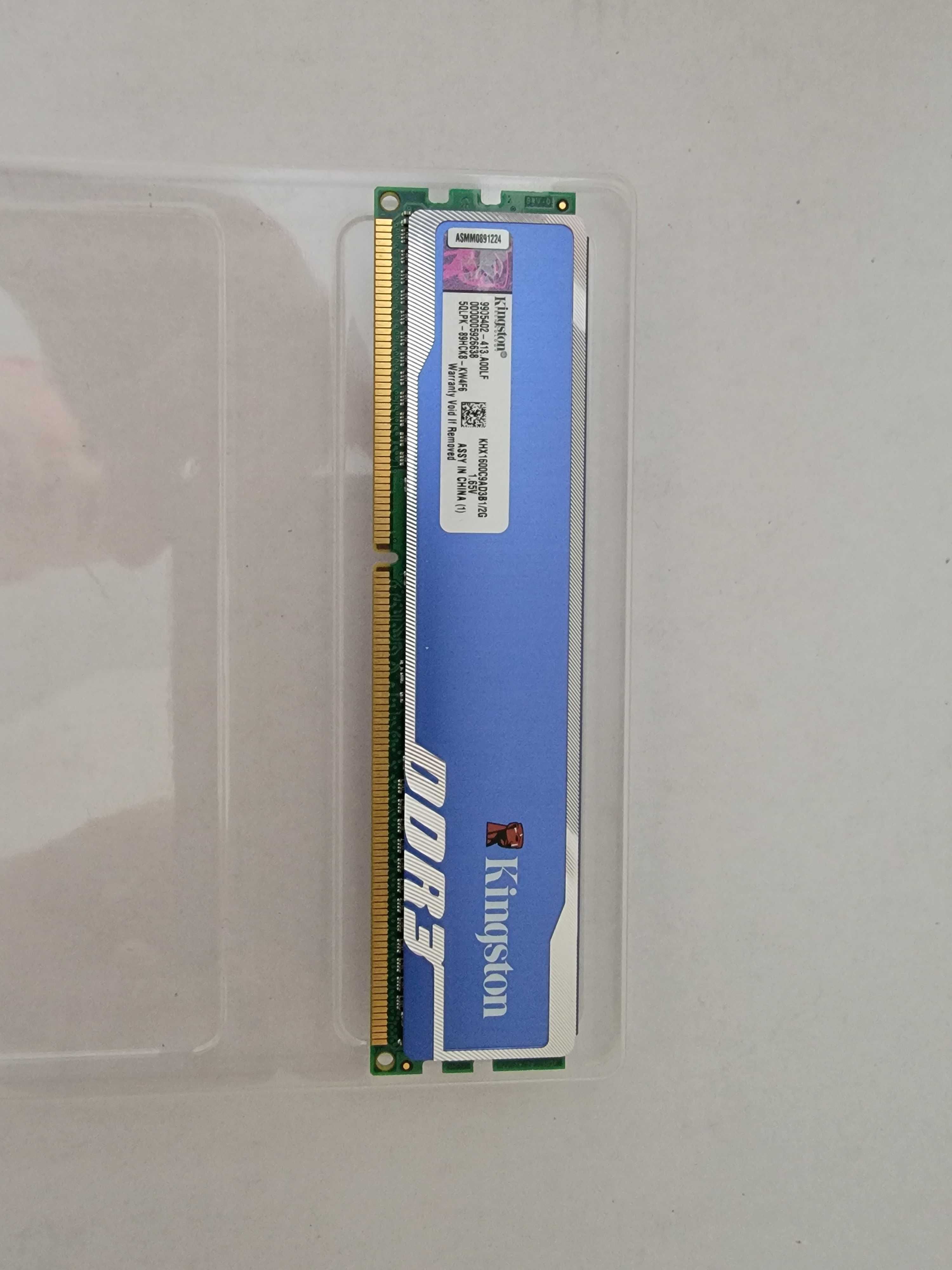 Оперативна пам' ять Kingston HyperX Blue DDR3 2Gb 1333MHz PC3- 10600