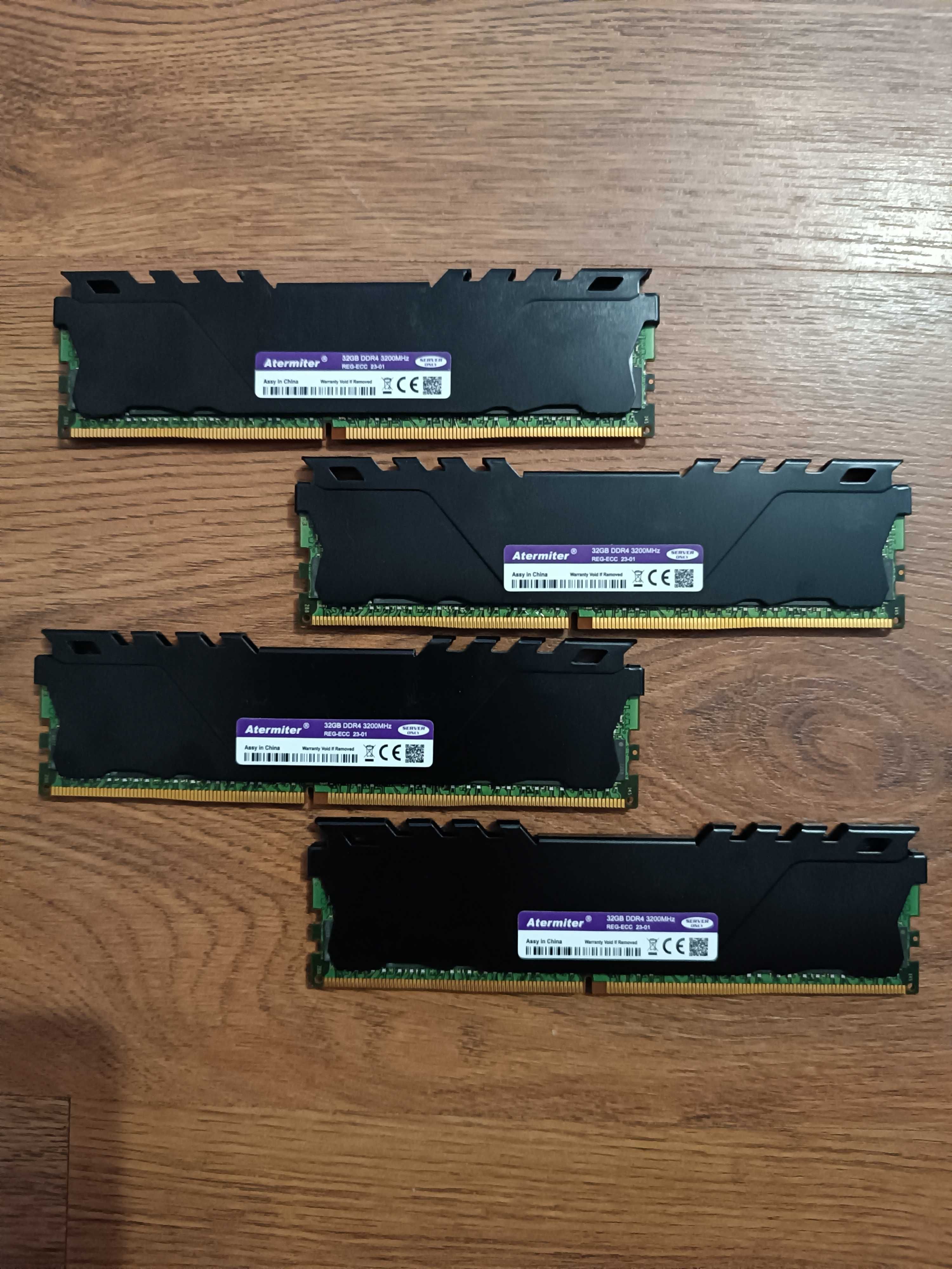 Atermiter DDR4-3200 MHz 4x32 (128 Gb) ECC REG ОЗУ Серверна память