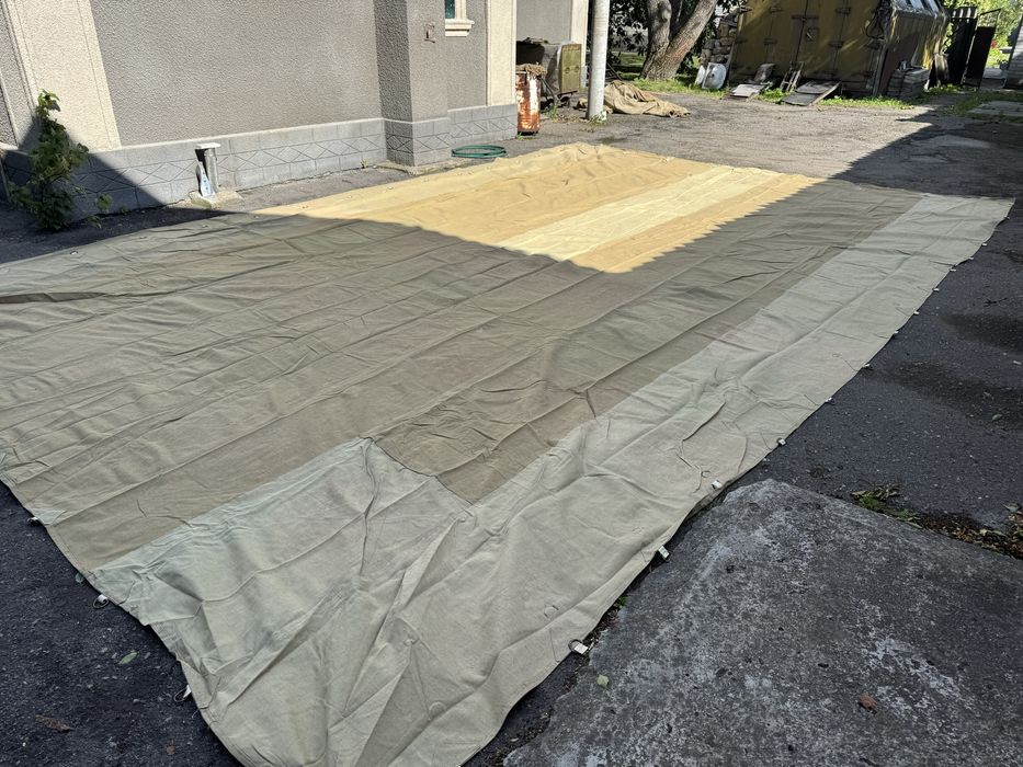 Продам НОВЫЙ брезент вагонный, тент автомобильный 4.80м на 7.60м