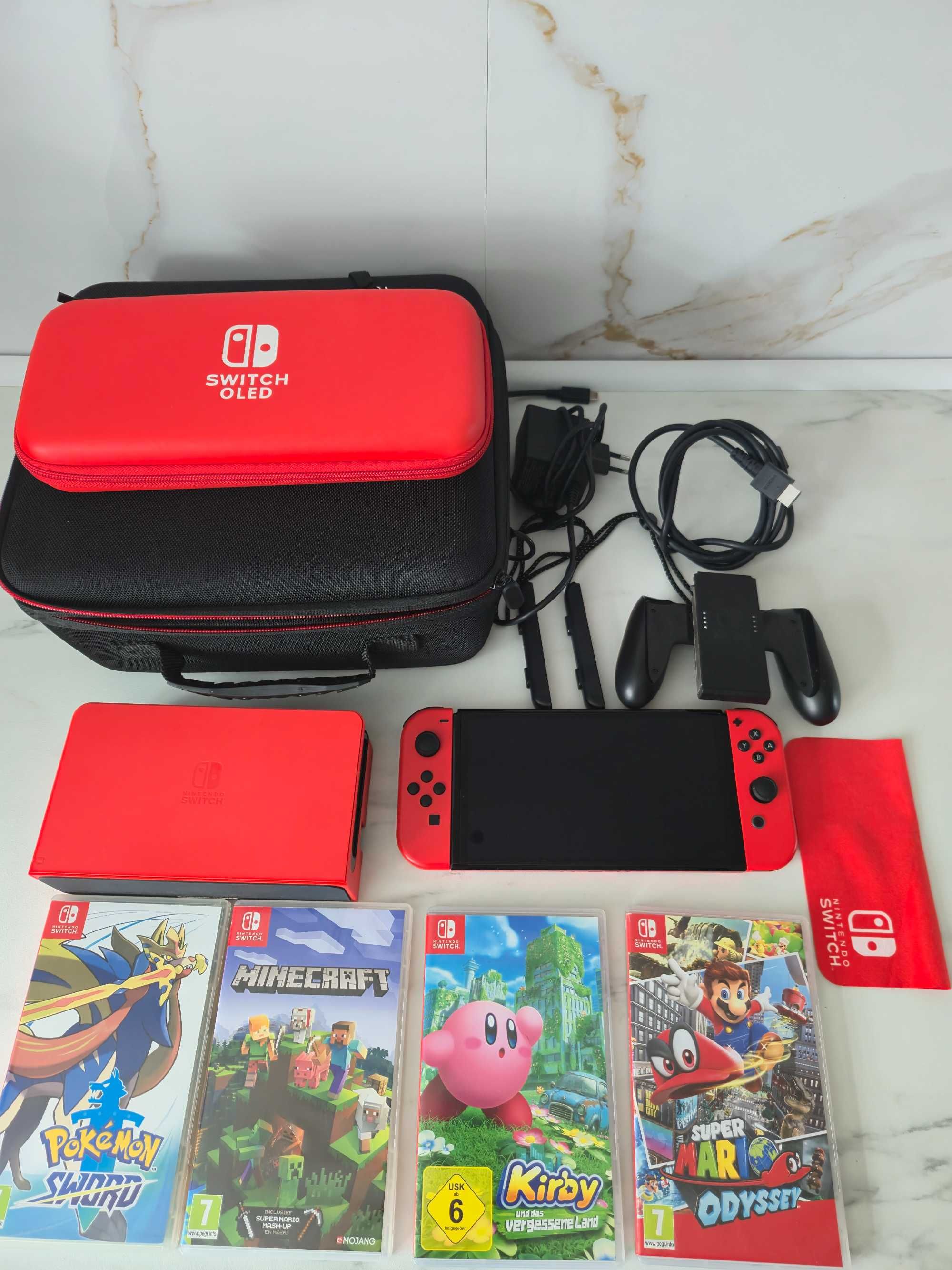 Konsola NINTENDO Switch Oled Mario Red Edition
