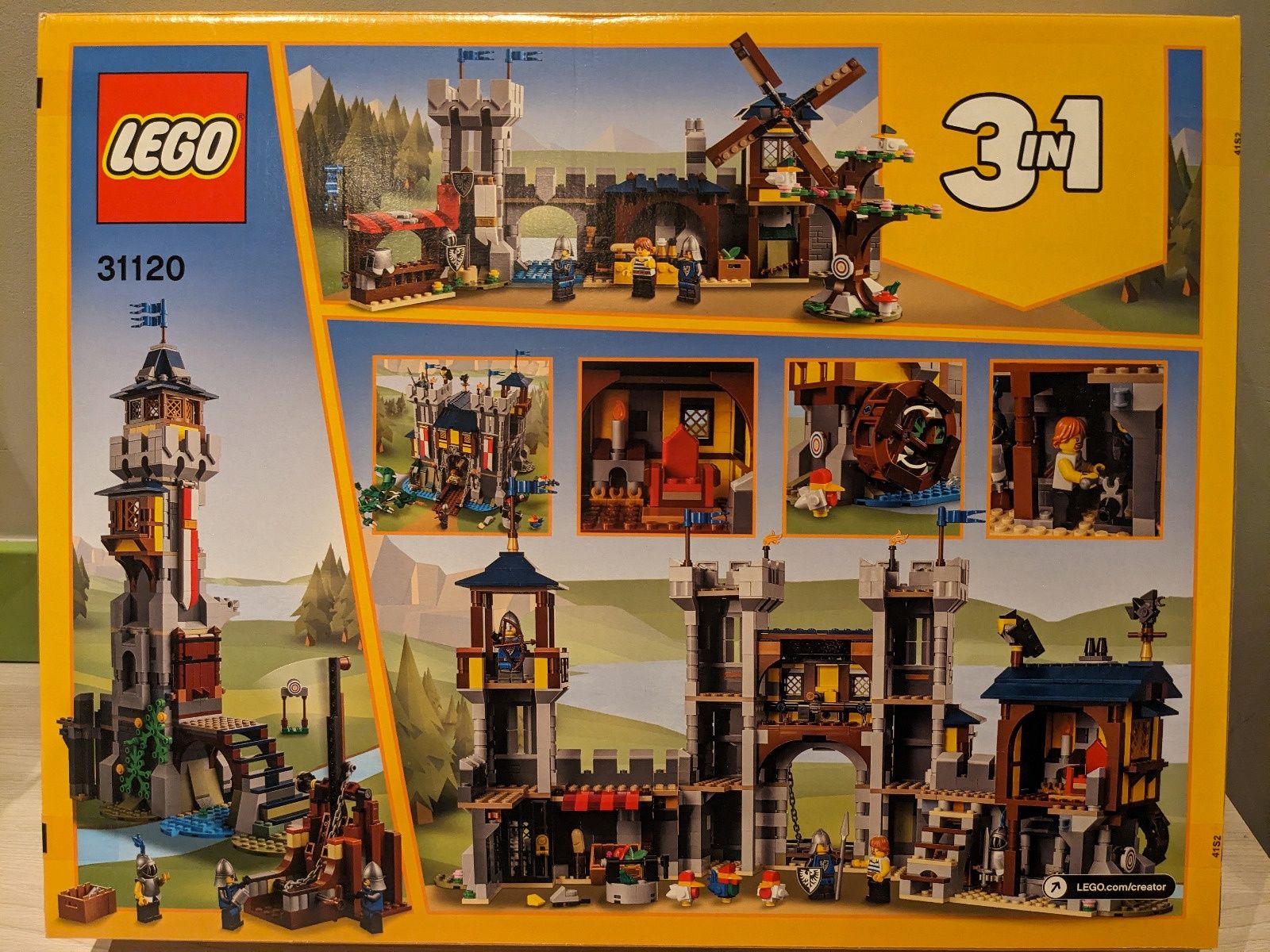 LEGO Creator 3 w 1 31120 Średniowieczny zamek