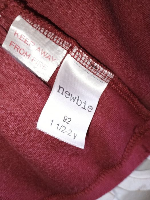 NEWBIE sukienka aksamit - święta rozmiar 92