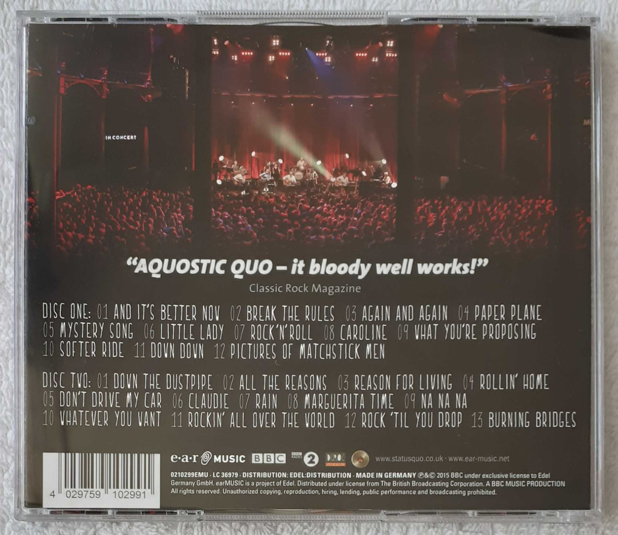 Status Quo – Aquostic - Live The Roundhouse (2 x CD, Album)