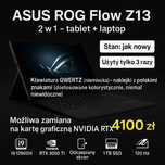 ASUS ROG Flow Z13 i9/16GB/RTX 3050Ti/1TB – Laptop Gaming + Tablet 2w1