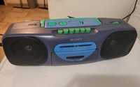 Radio FM UKF Magnetofon Kasety Jamnik BoomBox SONY CFS-E6L + Antena