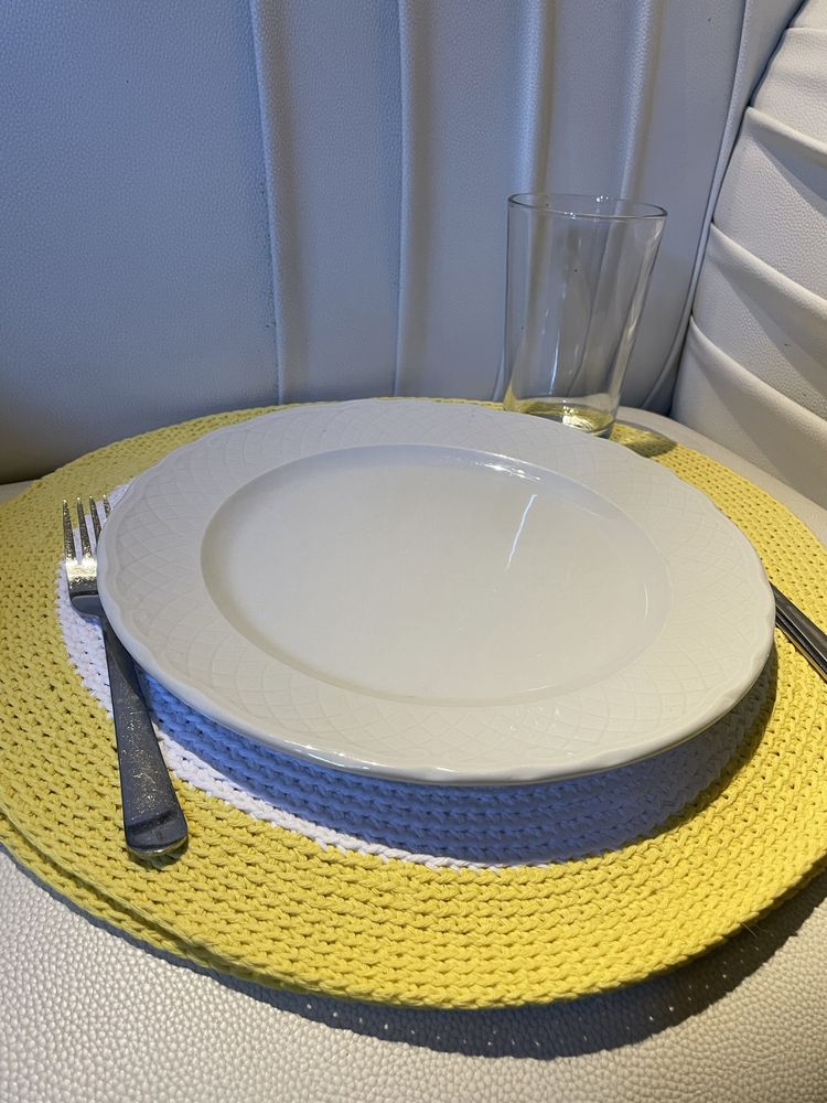 Olho turco conjunto de individuais de mesa