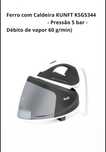 Ferro de caldeira a vapor novo