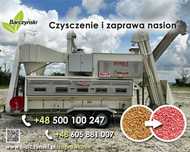 Mobilne czyszczenie i zaprawianie nasion zbóż