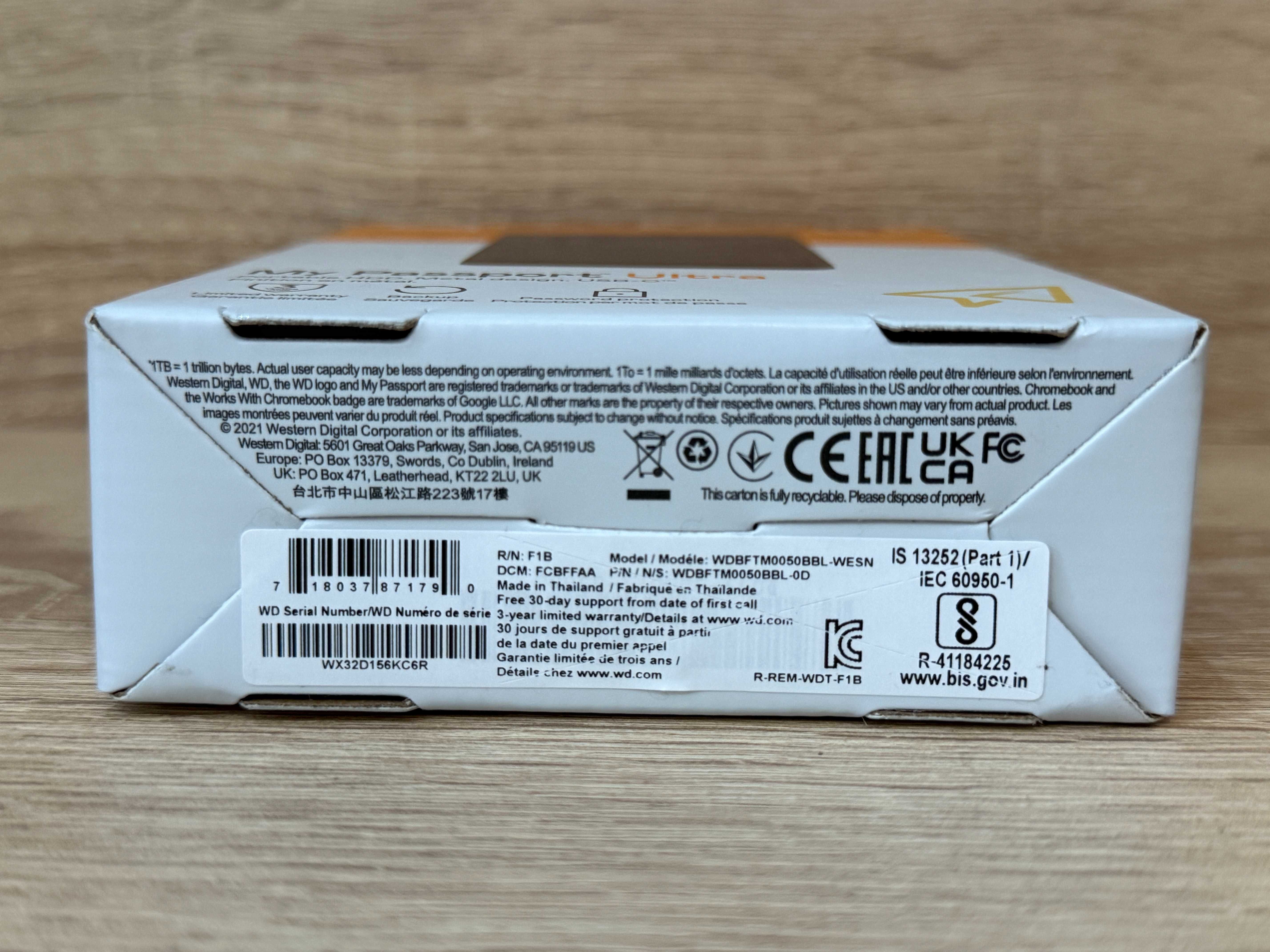 Dysk zewnętrzny HDD Western Digital My Passport Ultra 5TB Plomby