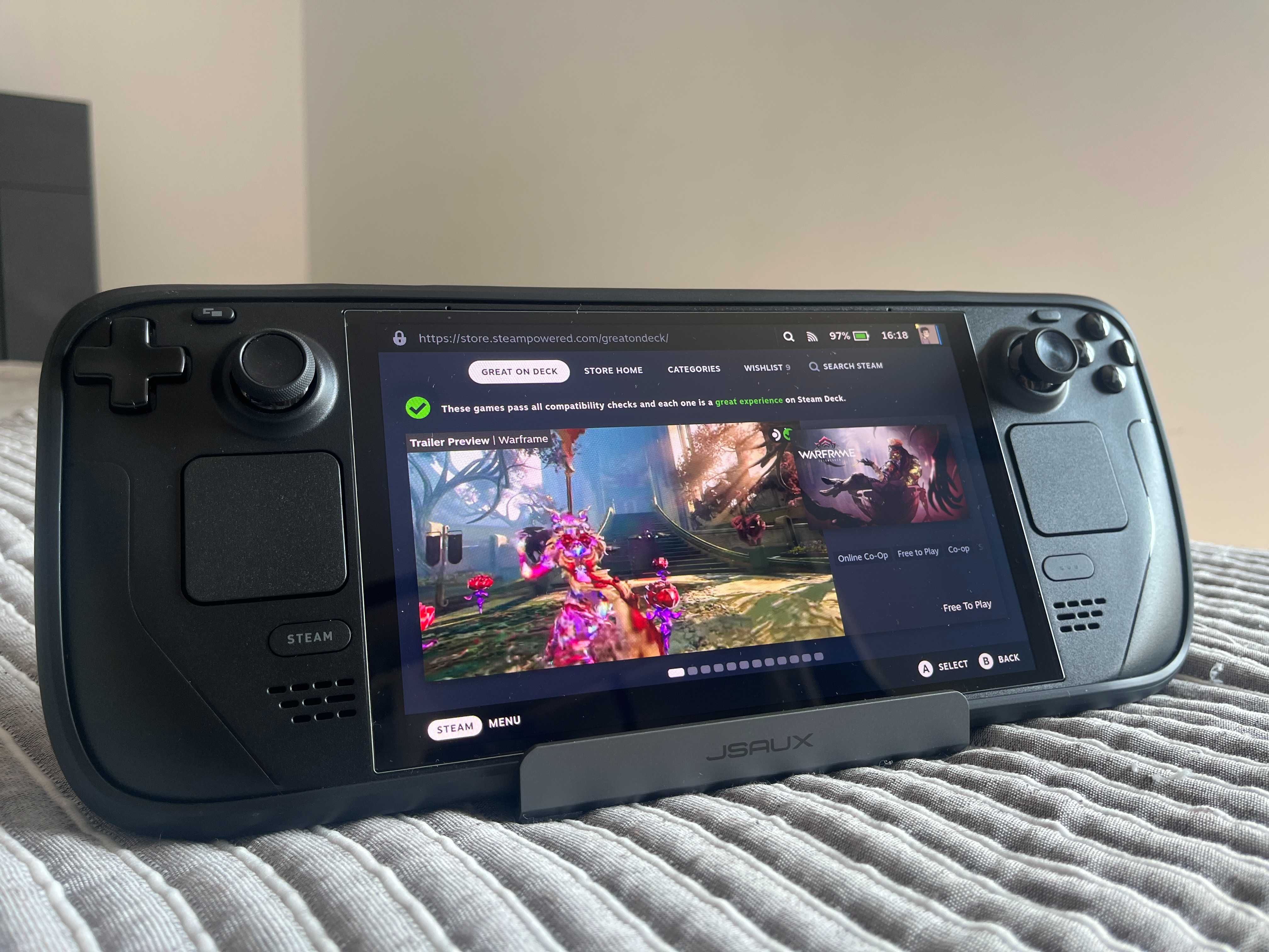Steam Deck 512GB OLED + Capa + Docking Station
