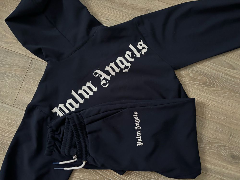 Granatowy dres Palm Angels rozmiar 38/M
