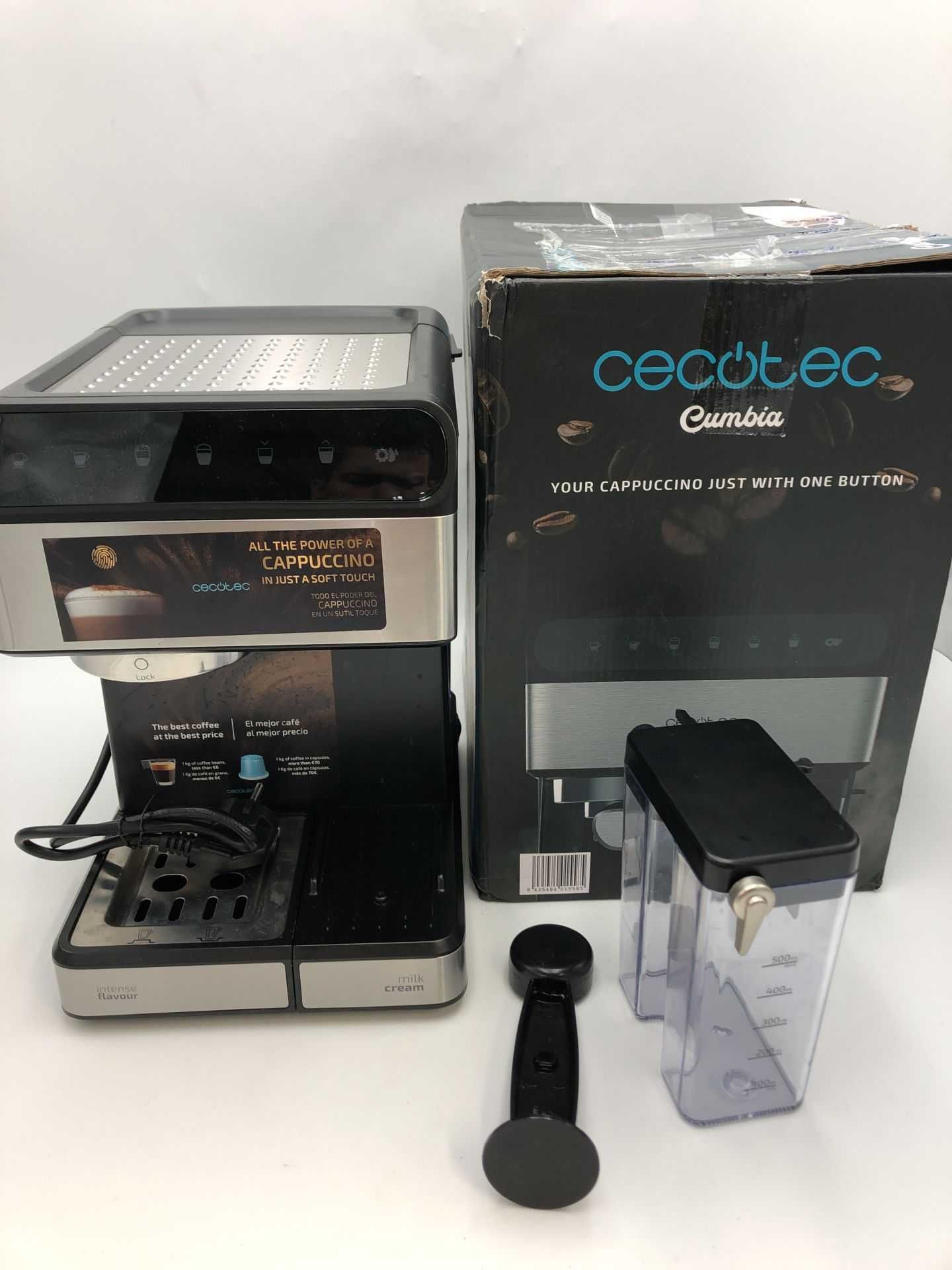 Ekspres do kawy Cecotec 1350W 20 Bar Touch NIEKOMPLET