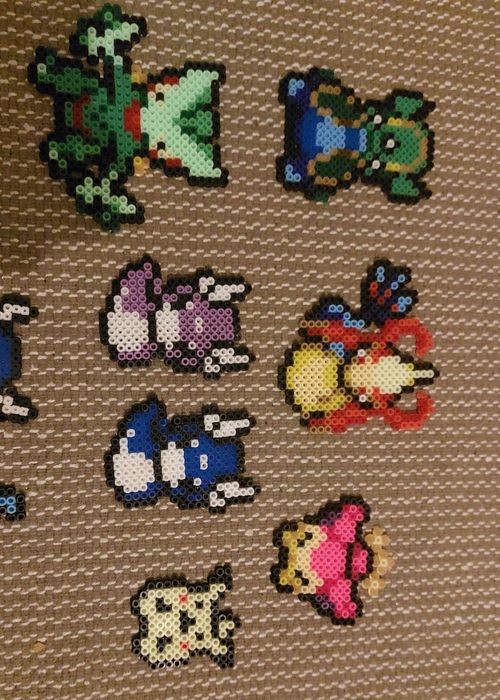 Pokemon Perler Varios tamanhos