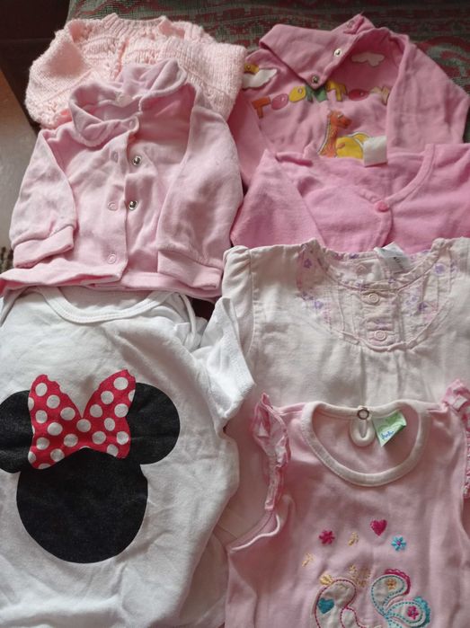 Пакет одежды на девочку от рождения до 1 года