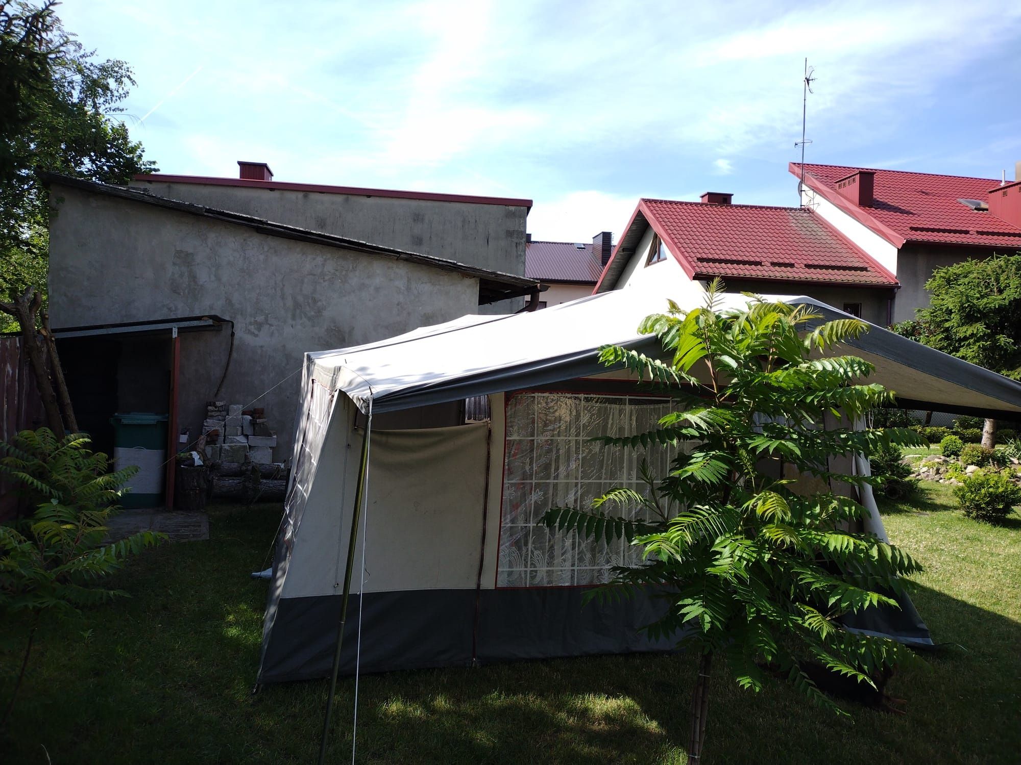 Kemping namiot przyczepa