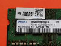 DDR3 4GB Samsung 12800 L