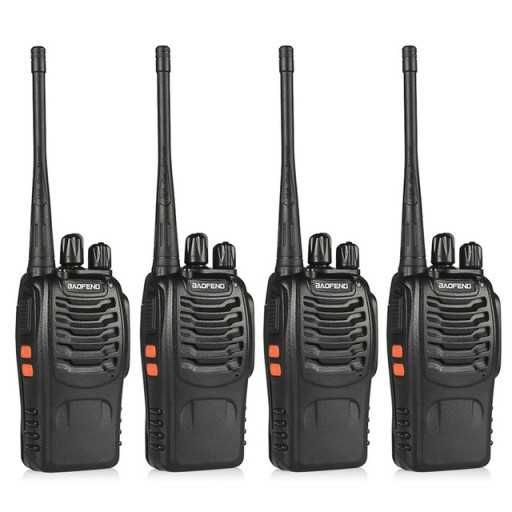 BAOFENG 4x Krótkofalówki BF-888s PROMOCJA! Moc 5 Wat! Radio,latarka..