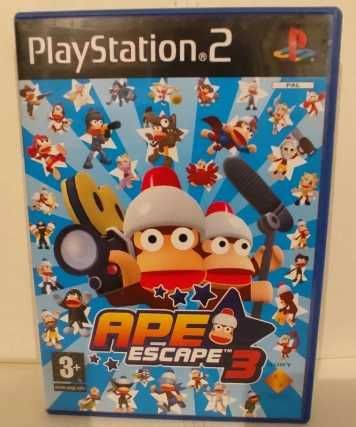 Ape Escape 3 PAL PS2 completo com manual