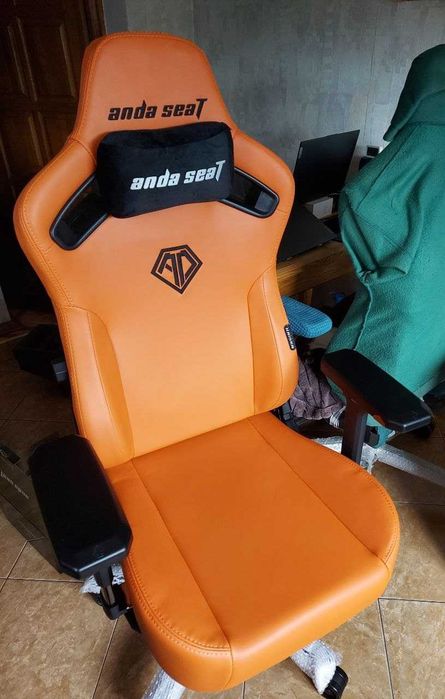 Кресло+Стол Anda Seat Kaiser 3L Orange + Tabletop магнитный столик