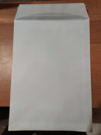 Конверт поштовий С4 білий, самоклеючий з силіконовою стрічкою