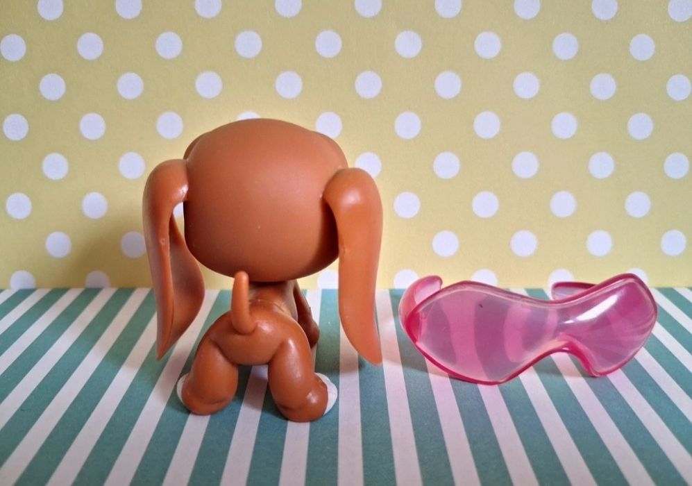 Littlest Pet Shop LPS unikatowy pies Basset #222