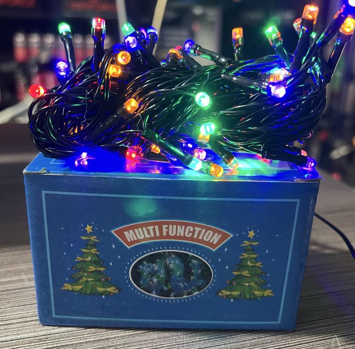 Lampki choinkowe 100 LED kolorowe