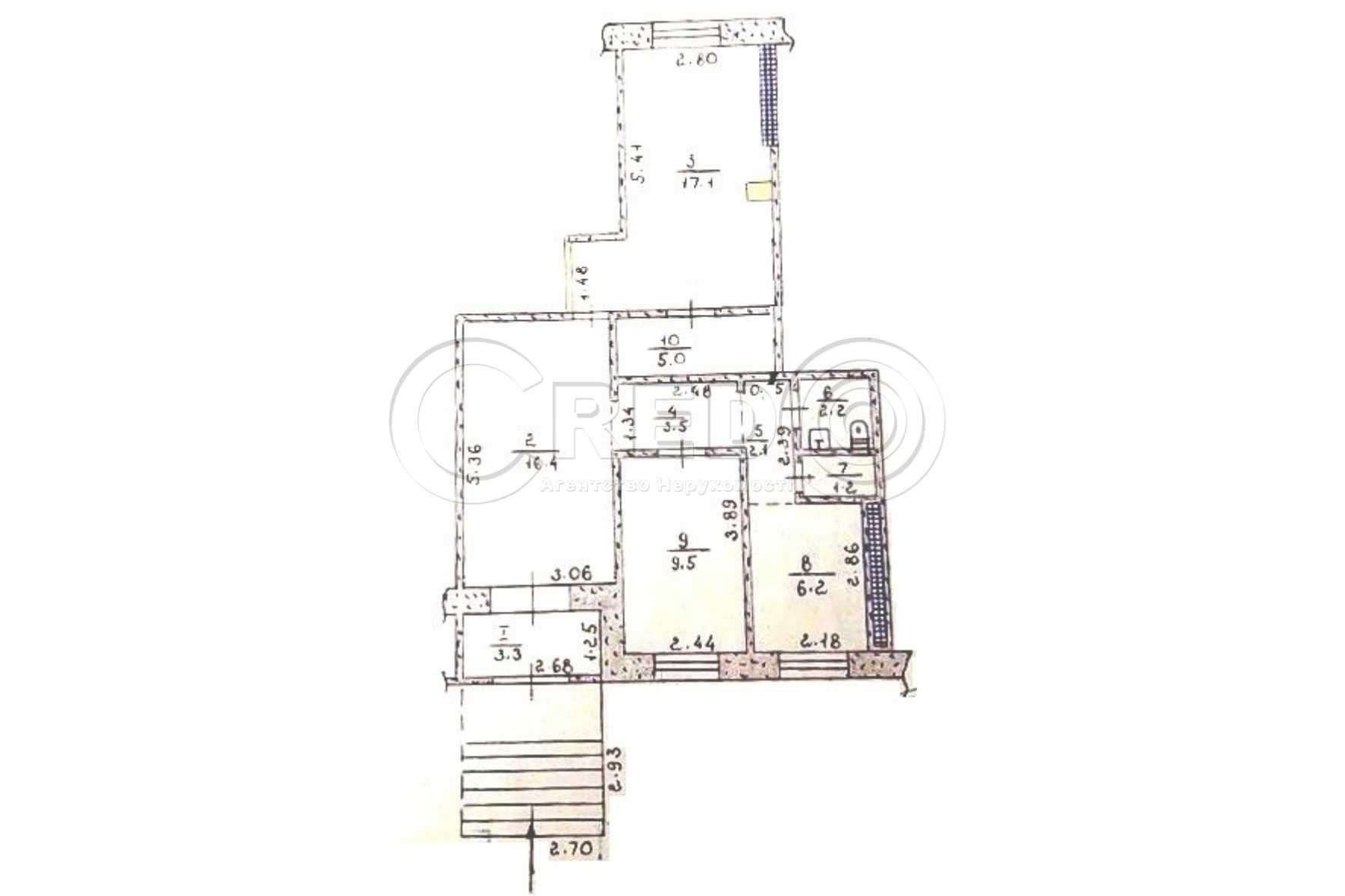 Оренда приміщення - 63 м² мкрн. 5-й Зарічний