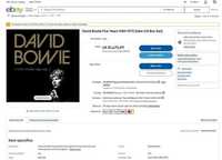 cofre raro david bowie five years 1969 a 1973 cd box set