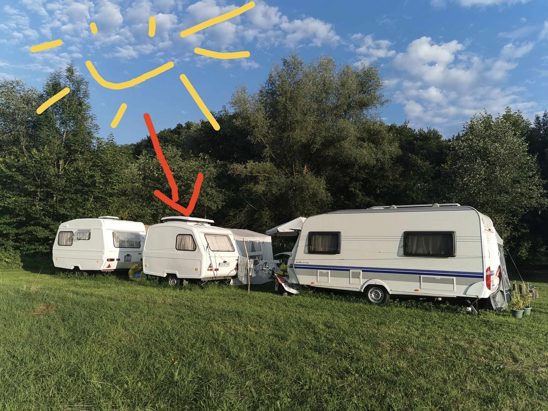 Przyczepa kempingowa Niewiadów N-126e 3 osobowa