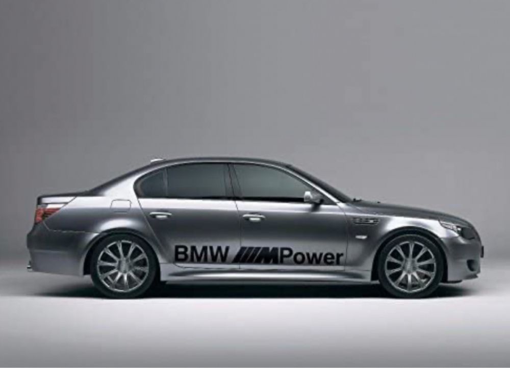 Zestaw naklejek BMW M Power na boki mperformance m3 m5
