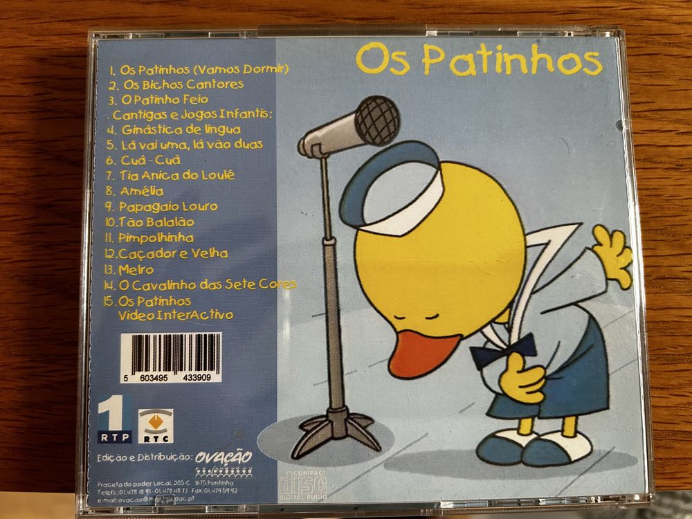 CD de música - Os Patinhos