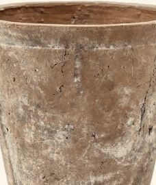 Osłonka Na Doniczkę Pomarańczowa POSTARZANA Ø13cm