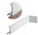 Listwa przypodłogowa biała Mardom Decor MD027 6 cm