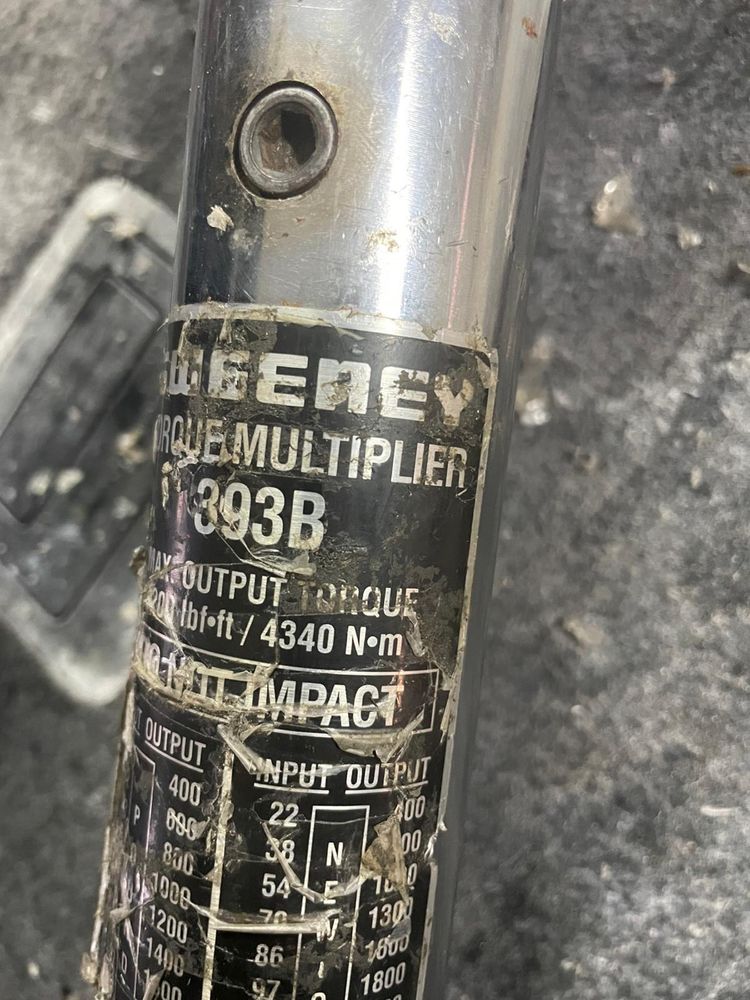 Wzmacniacz Klucz momentu obrotowego Sweeney Torque Multiplier 393B