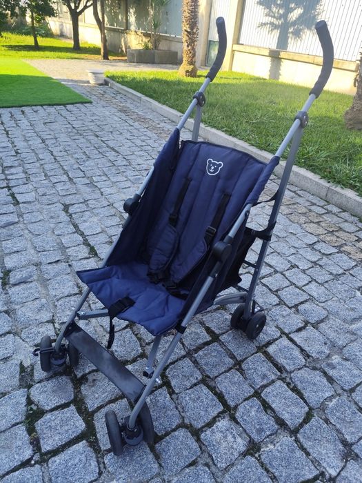 Carrinho de passeio com capota reclinável