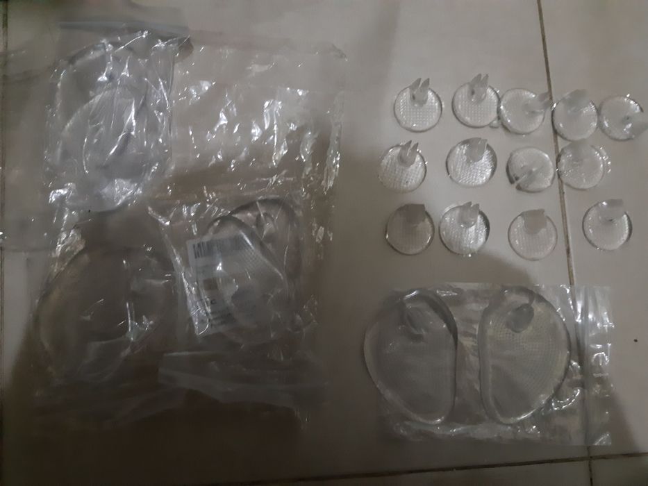 Almofadas silicone para conforto dos pés