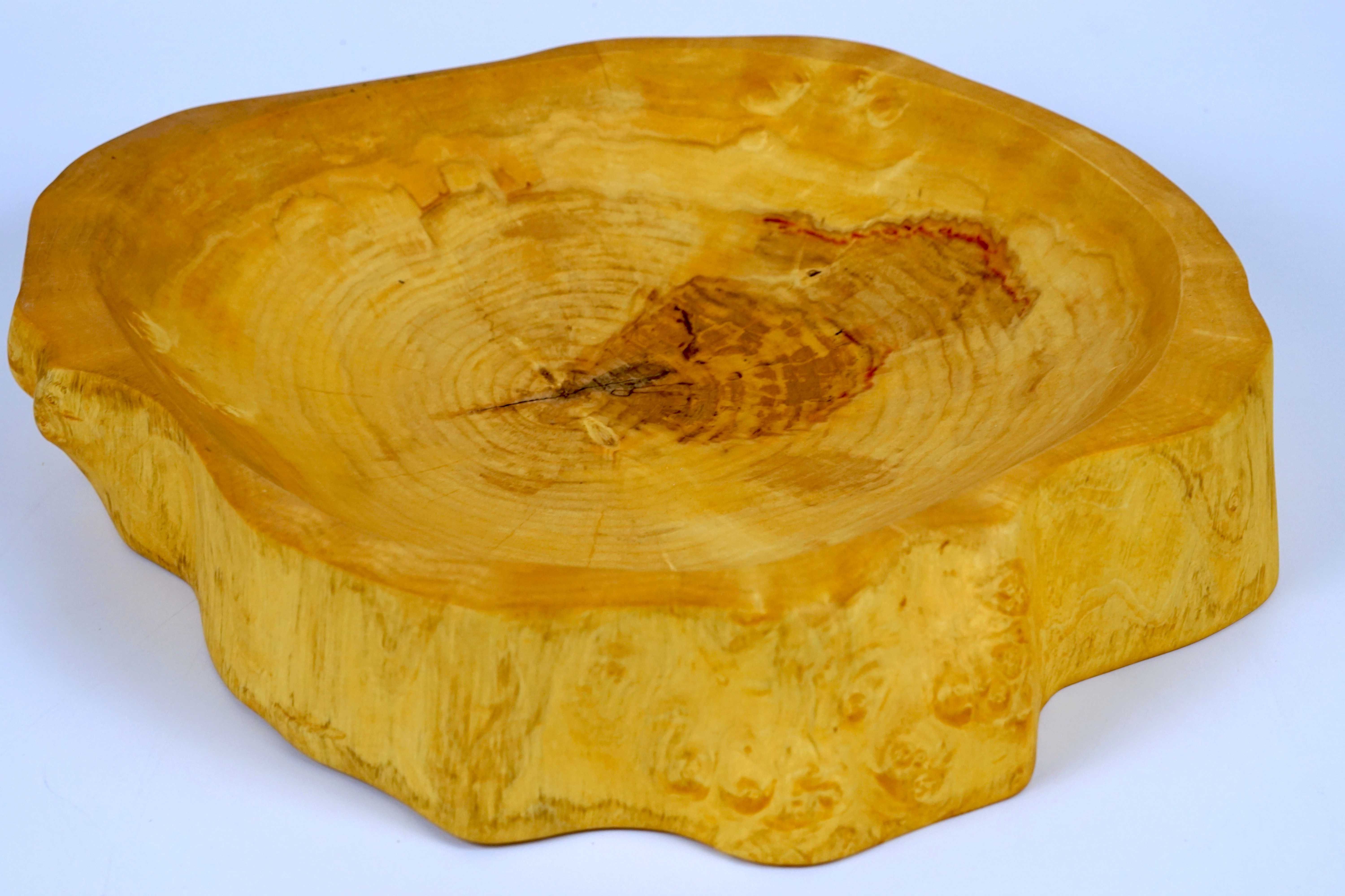Duża patera z plastra klonu 40 cm