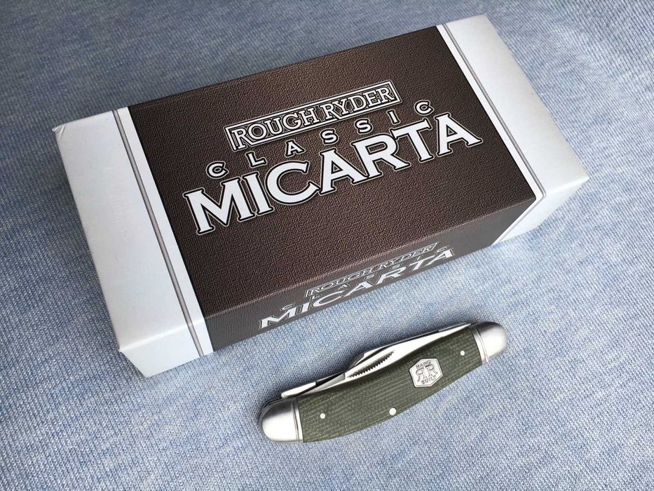 Scyzoryk nóż Rough Ryder Rider Stockman Mikarta Micarta