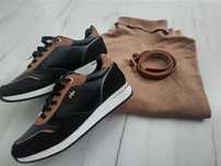 Sneakersy MEXX. Skórzane buty.Nowe z metką.Old Money.Rrozmiar 39