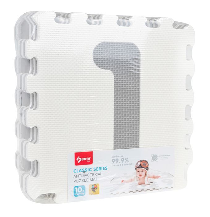 Mata Biało-Szara Z 9 Puzzli Dla Dzieci 10M+ Wyjmowane Cyfry Litery