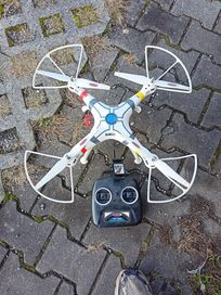 Duży dron quadrokopter rc latajacy jamara