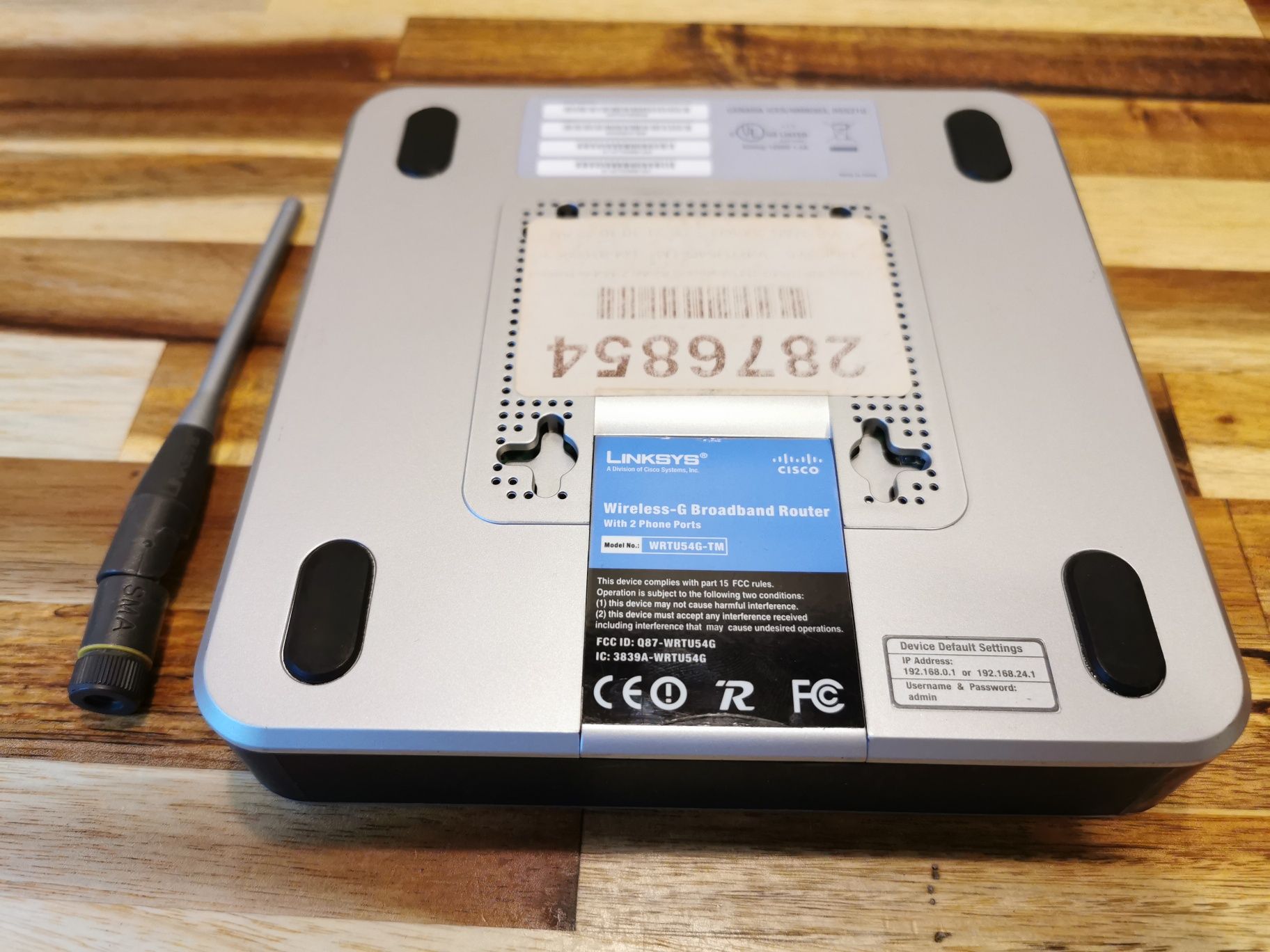 Router Linksys Cisco WRTU54G-TM