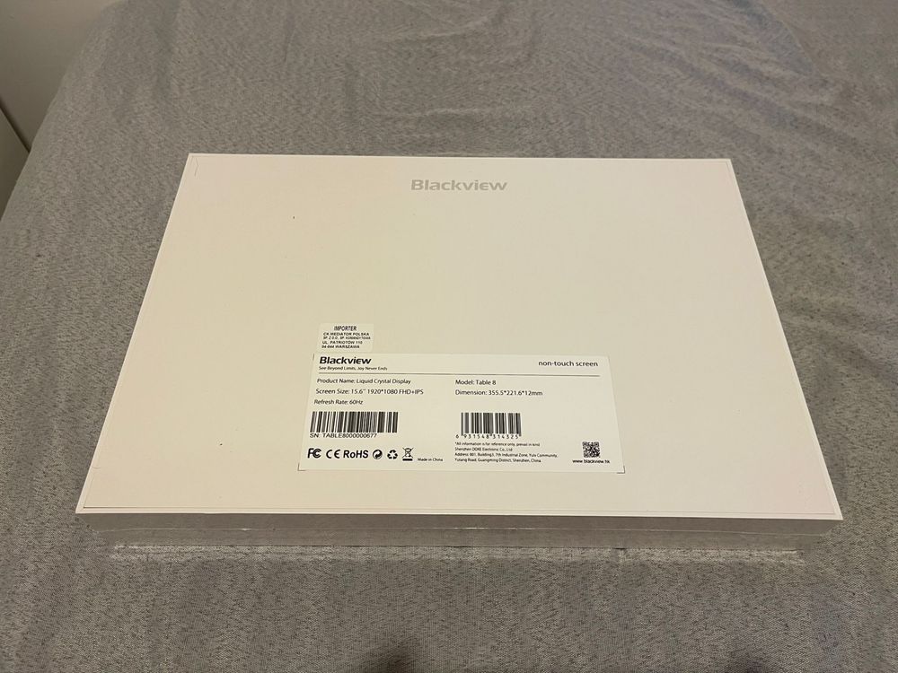 Monitor przenośny Monitor Blackview 15,6". NOWY, ZAFOLIOWANY!!