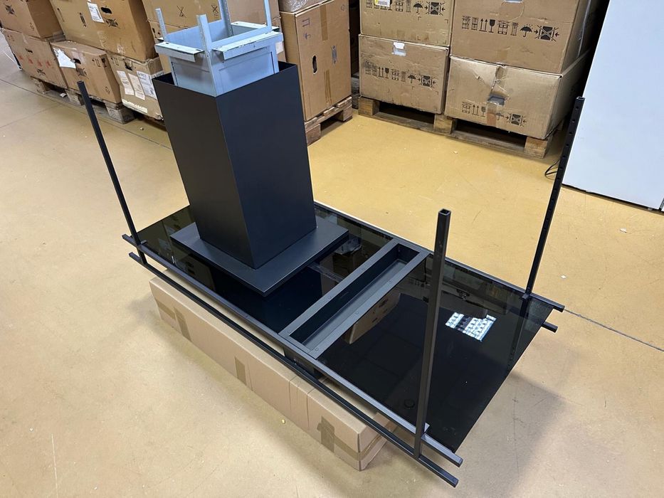 Nowy okap wyspowy stelażowy 140 cm, sklep 8 tys