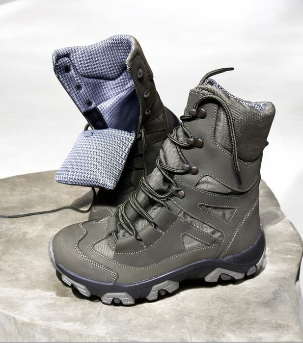 Берці зимові хутро штучне натуральне Гортекс шкіра 3 коліра 40-46 Розн