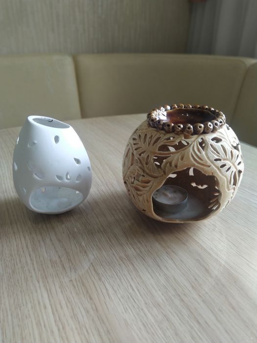 Олимп. Мишка, пепельница ,две кружки ,аэролампа ,подсвечники